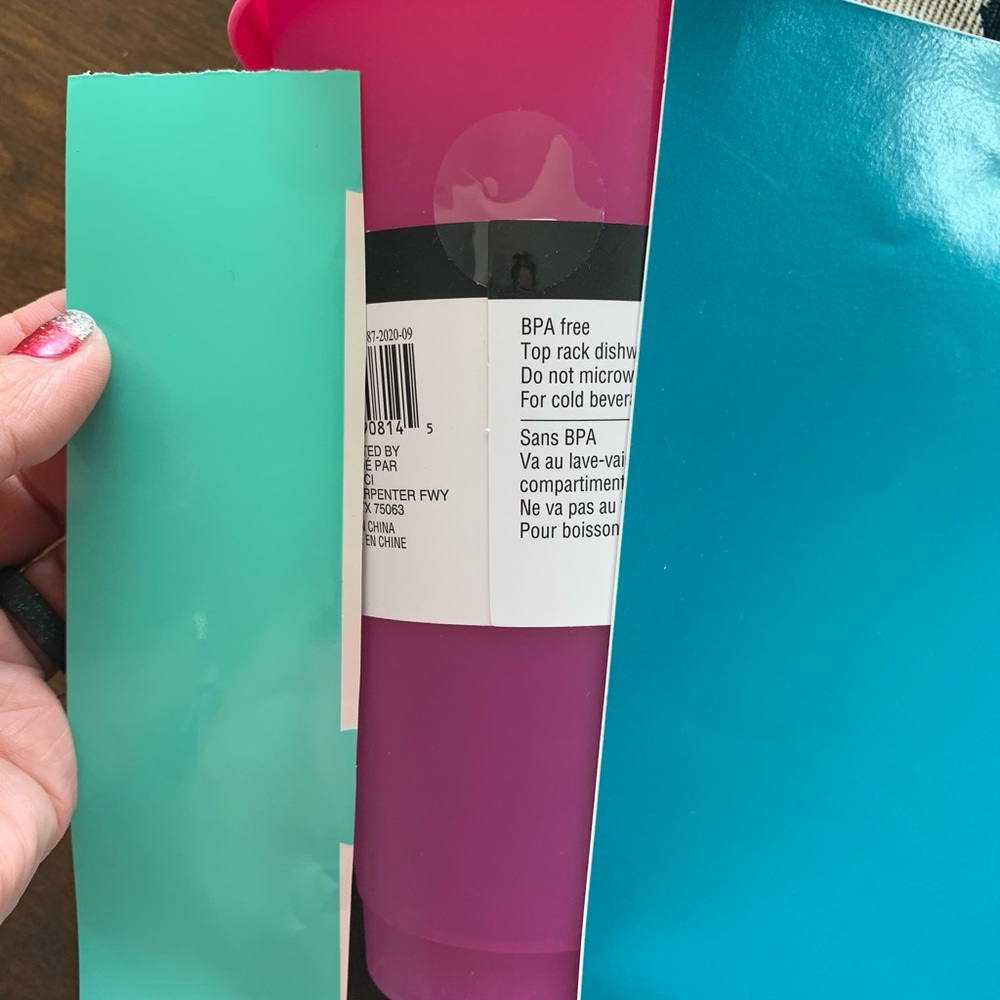 Custom Color Changing Confetti 24oz Cup/ Tumbler - Picture 11 of 12